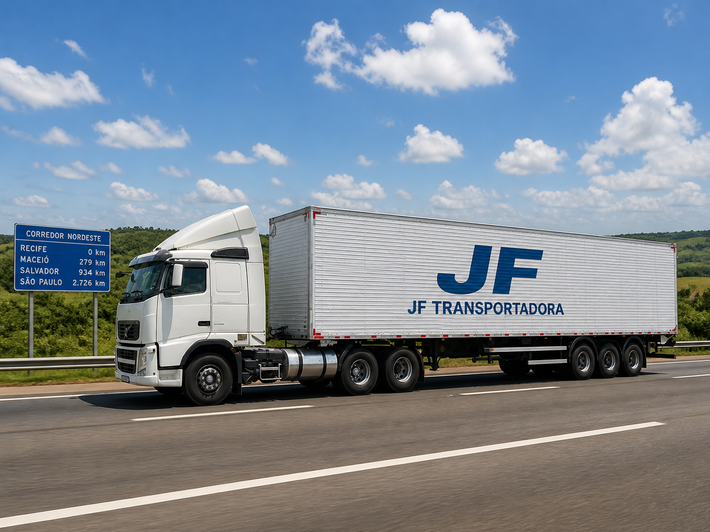 Volvo FH-440 LS — operação SP ↔ Recife
